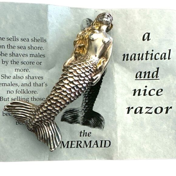 Vintage new in box C.A. Daniel’s -Cintika collectible gold lawnmower razor - Picture 3 of 6